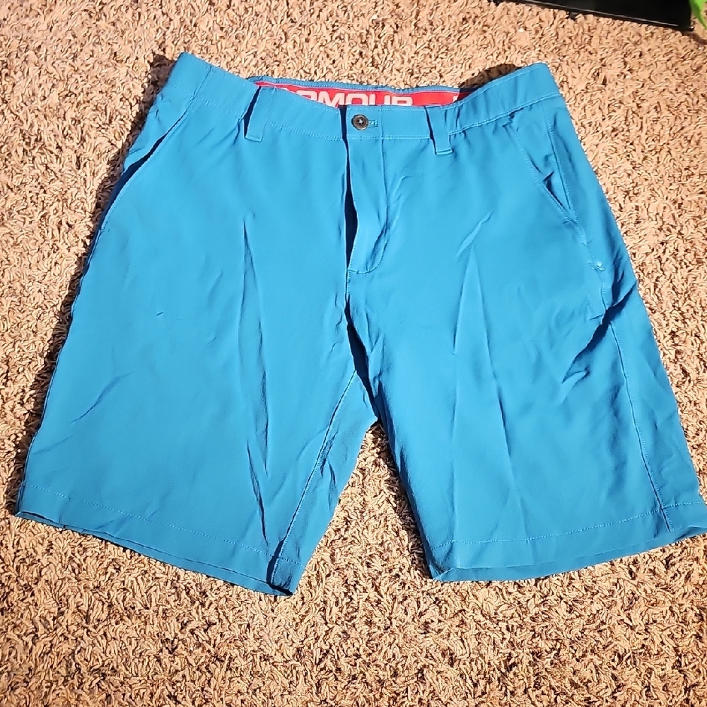 Under Armour Men's Vibrant Blue Athletic Shorts